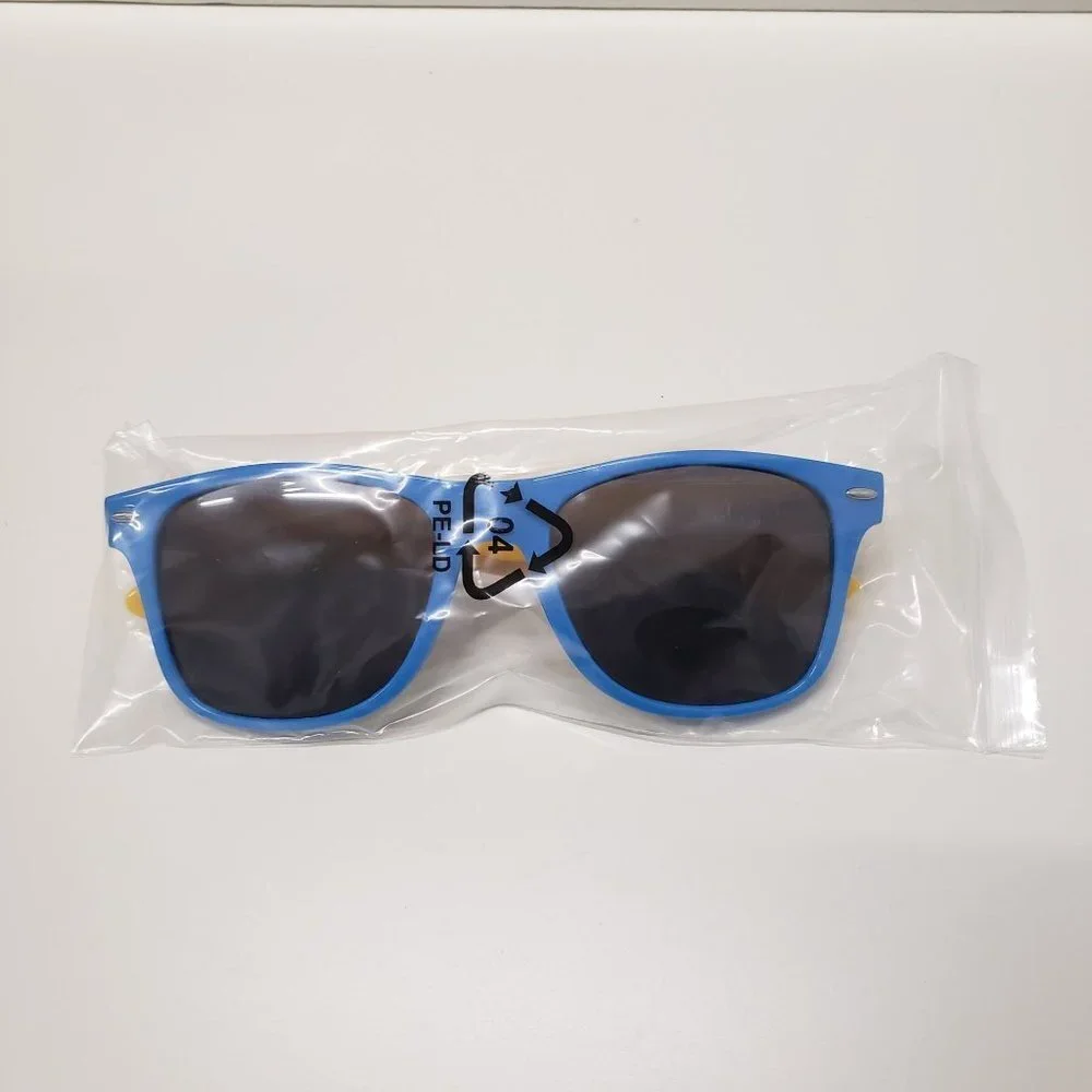 High Noon Sun Sips‎ Adult Sunglasses in Blue/Yellow - One Size